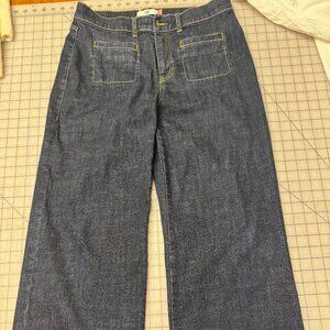 CAbi Women’s Venice Trouser Dark Denim Jeans Size 12